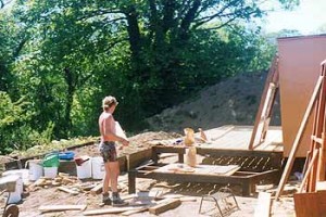 caravan porch construction